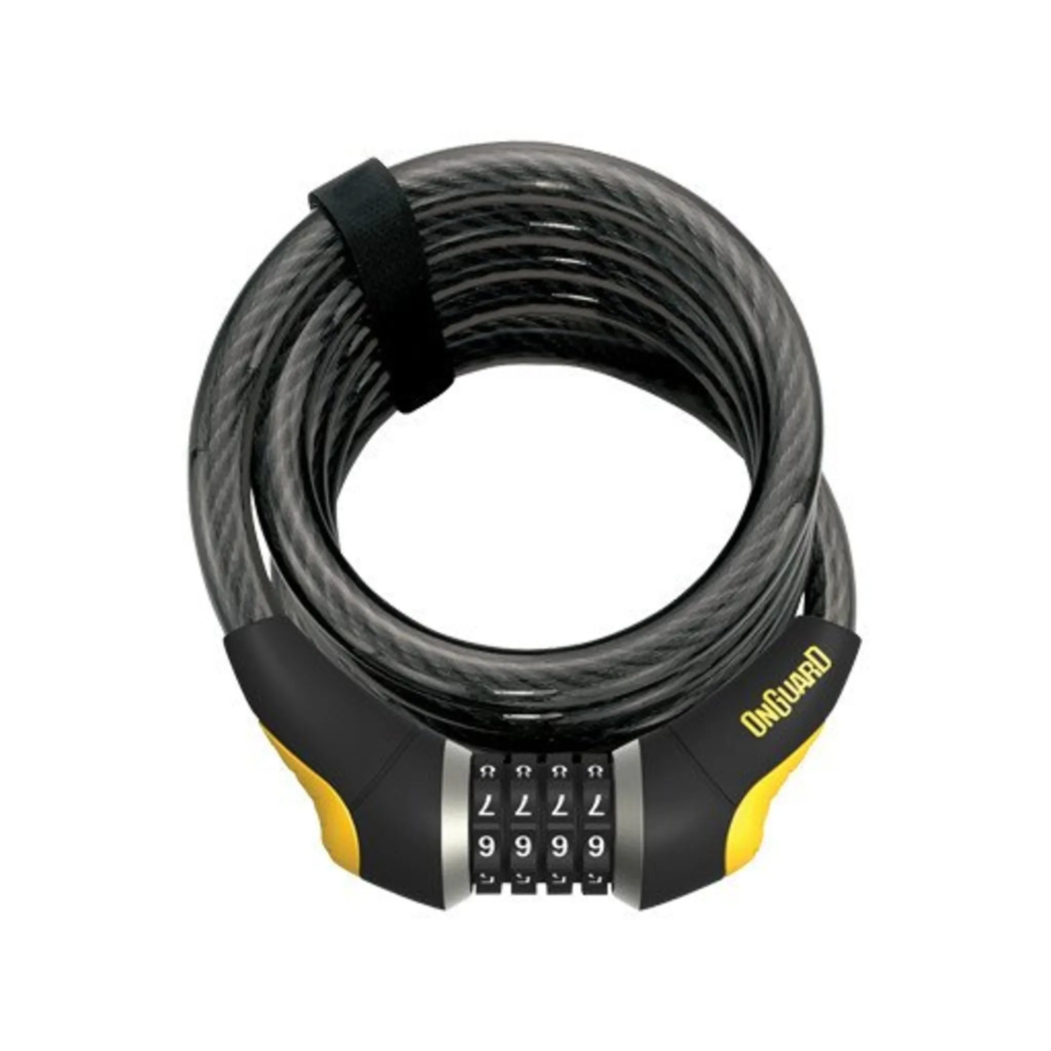 OnGuard Doberman 8030 Coil Cable Combination Lock / 185cm x 15mm