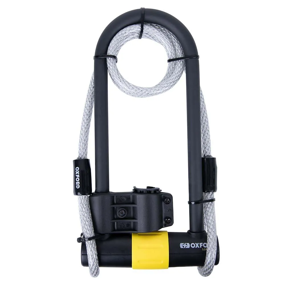 Oxford HD Chain & Padlock   Oxford Magnum Sold Secure Gold U Lock Bundle Kit