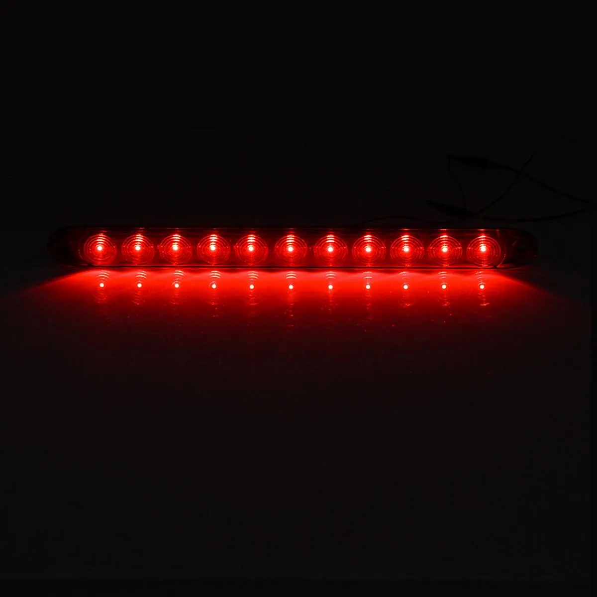 Partsam Submersible Under 80inch LED Trailer Light Kit,Square Stop Turn Tail RV Truck Lights w/Wire &Bracket,Red/Amber Side Fender Marker Lamps,3rd Brake ID Light Bar for Camper Truck RV Boat Snowmobile