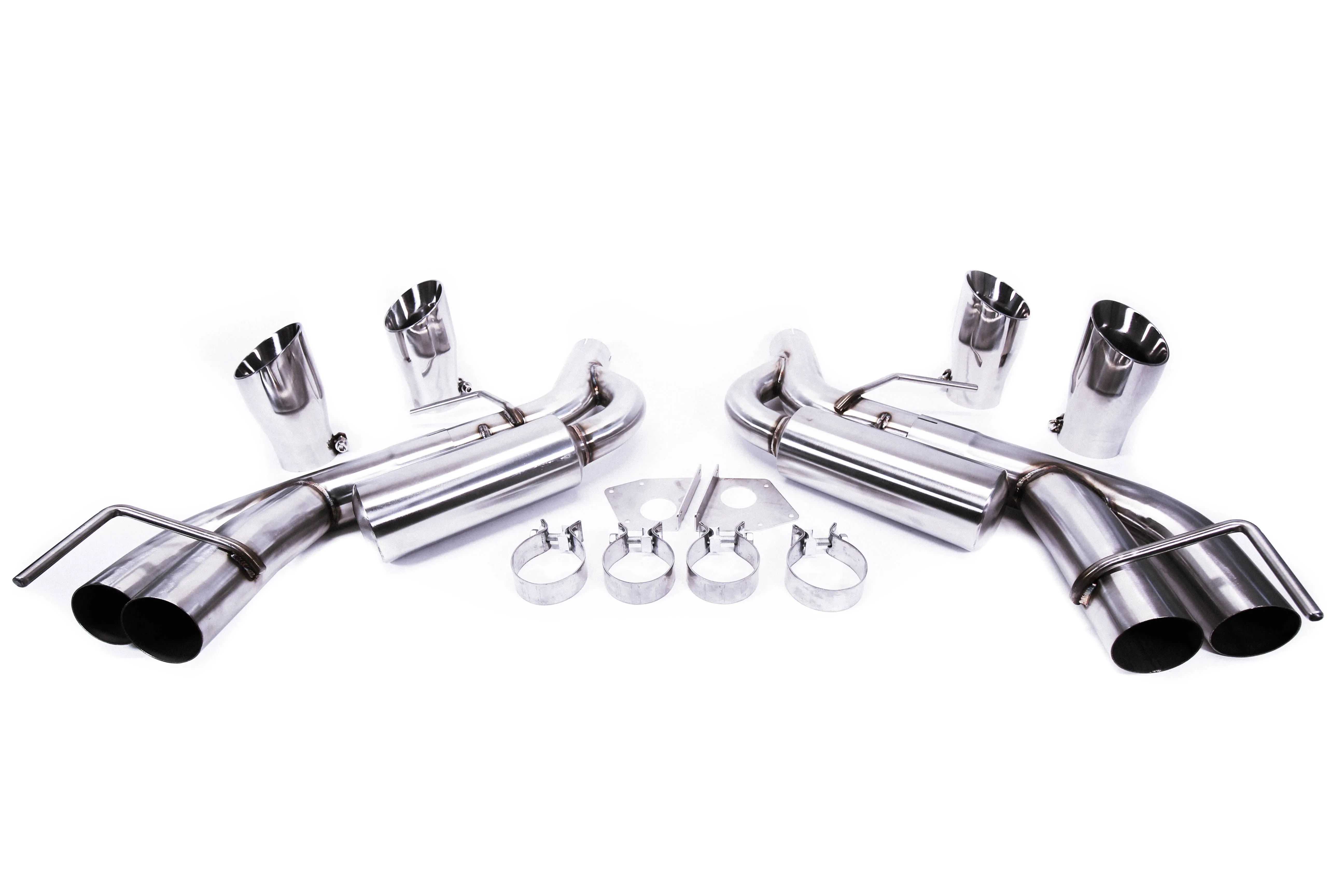 PLM Axle Back Muffler Delete Chevy Camaro SS ZL1 V8 2016 - 2023 Stainless Steel