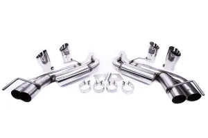 PLM Axle Back Muffler Delete Chevy Camaro SS ZL1 V8 2016 - 2023 Stainless Steel