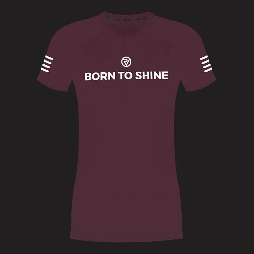 Proviz Womens Short Sleeve Top - Born to Shine