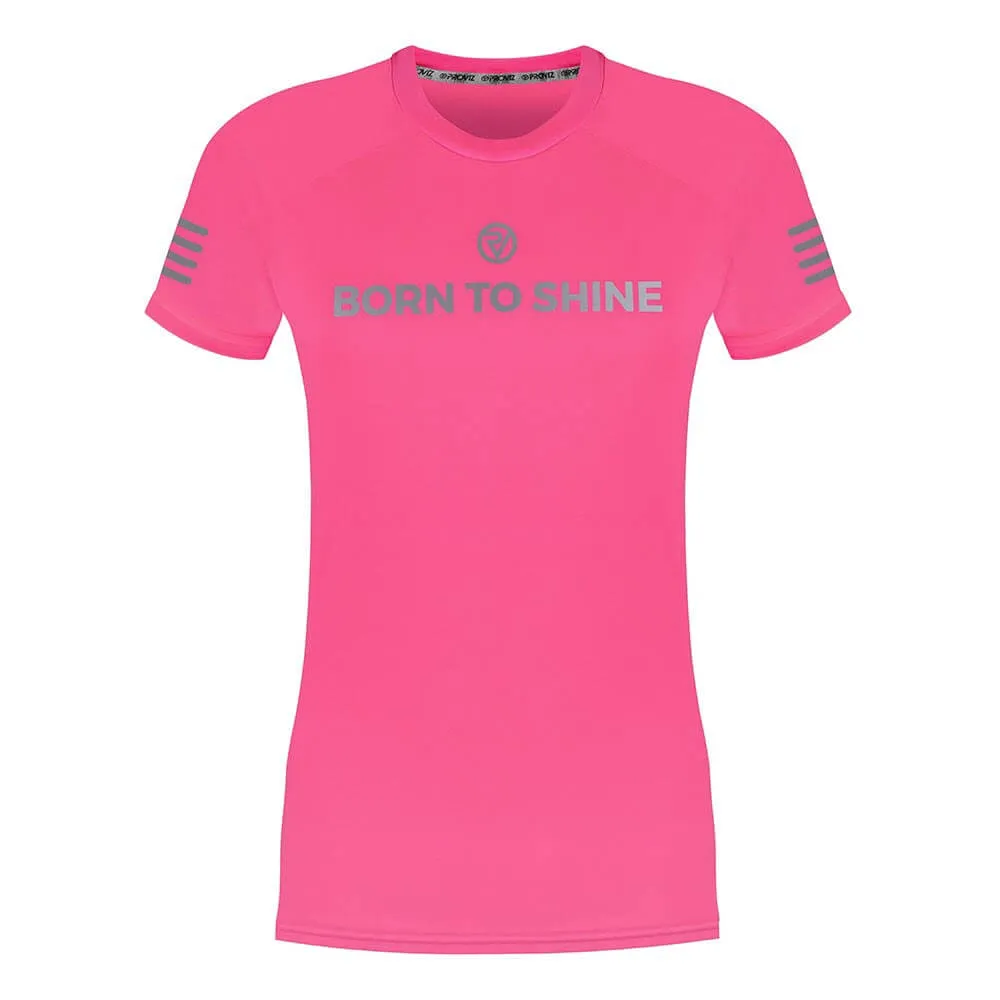 Proviz Womens Short Sleeve Top - Born to Shine