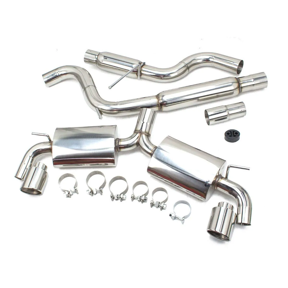 Rev9 Exhaust VW Golf GTI MK7 (2015-2016-2017) Catback Muffler Delete or High Flow Mufflers