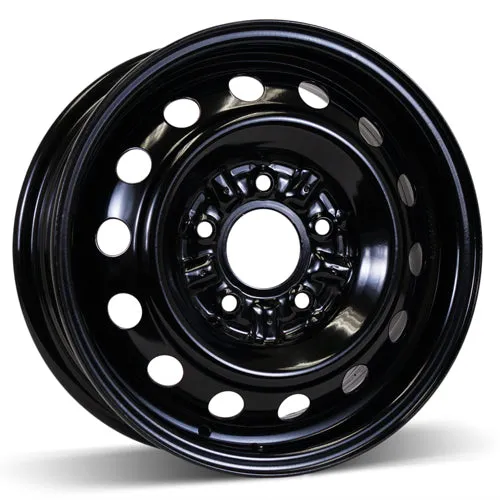 RSSW Steel Wheel 14X5.5 5X114.3 ET 40MM Bore 71.5MM Black Steel Rim