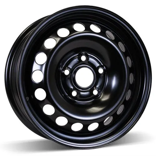 RSSW Steel Wheel 15X6 5X112 ET 47MM Bore 57.1MM Black Steel Rim
