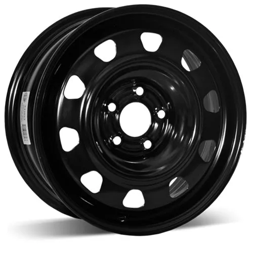 RSSW Steel Wheel 16X6.5 5X110 ET 46MM Bore 65.1MM Black Steel Rim