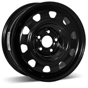 RSSW Steel Wheel 16X6.5 5X110 ET 46MM Bore 65.1MM Black Steel Rim