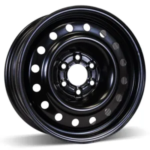 RSSW Steel Wheel 16X6.5 6X114.3 ET 25MM Bore 71.5MM Black Steel Rim