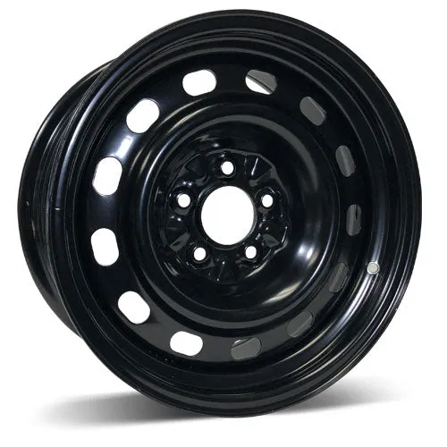 RSSW Steel Wheel 16X7 5X114.3 ET 12MM Bore 70.5MM Black Steel Rim