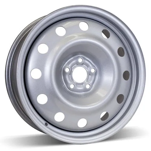 RSSW Steel Wheel 17X6.5 5X100 ET 40MM Bore 56.1MM Silver Steel Rim
