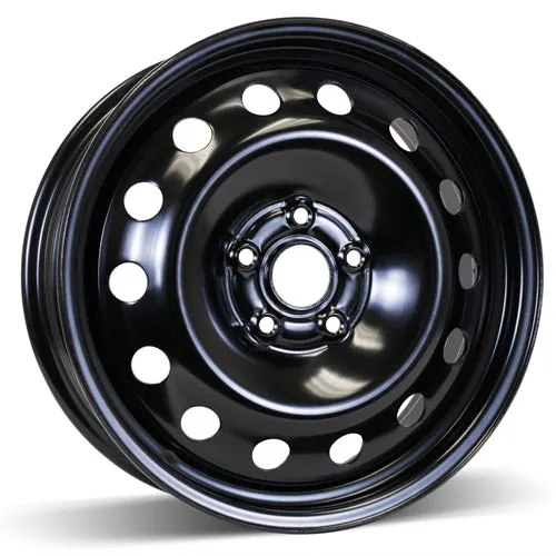 RSSW Steel Wheel 18X6.5 5X112 ET 50MM Bore 57.1MM Black Steel Rim