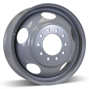 RSSW Steel Wheel 19.5X6 10X184.1 ET 127MM Bore 133MM Grey Steel Rim