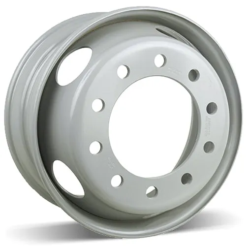 RSSW Steel Wheel 19.5X7.5 10X285 ET 162MM Bore 220MM White Steel Rim