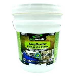 SoyCrete Decorative Concrete Stain, Tint Base, 5 Gal
