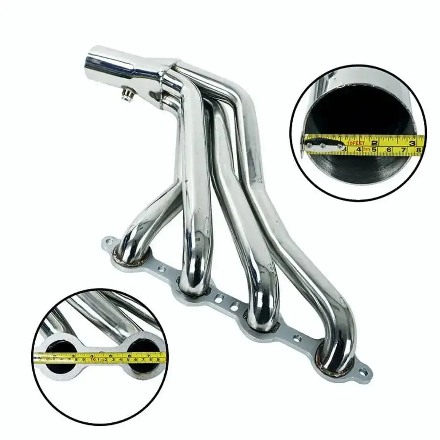 SPELAB Exhaust Header for 1964-1988 Chevrolet Chevy Pontiac Buick LS1/LS2/LS3/LS6 LS Swap Longtube V8 4.8L 5.3L 5.7L 6.0L 6.2L