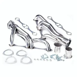 SPELAB Exhaust Header for 265-400 Small Block Gen I V8 Chevy Ceramic Headers Monte/ Malibu/ Camaro /Caprice