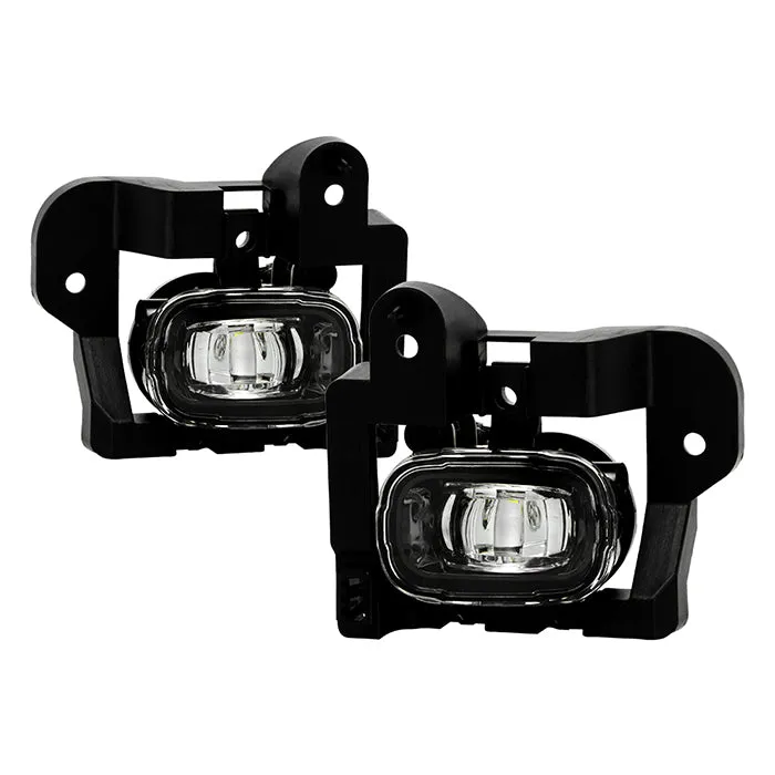 Spyder Full LED Fog Lights Nissan Rogue (20-22) [OEM Style w/ Switch] Clear Lens