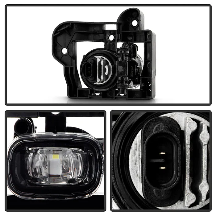 Spyder Full LED Fog Lights Nissan Rogue (20-22) [OEM Style w/ Switch] Clear Lens