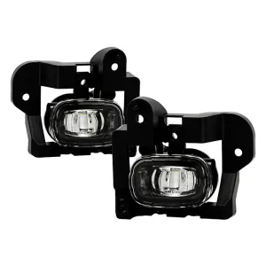 Spyder Full LED Fog Lights Nissan Rogue (20-22) [OEM Style w/ Switch] Clear Lens
