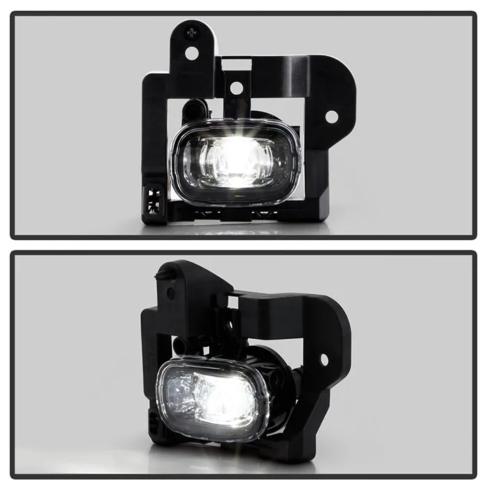 Spyder Full LED Fog Lights Nissan Rogue (20-22) [OEM Style w/ Switch] Clear Lens