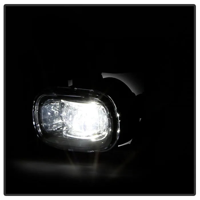 Spyder Full LED Fog Lights Nissan Rogue (20-22) [OEM Style w/ Switch] Clear Lens
