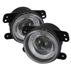 Spyder Halo Projector Fog Lights Chrysler 300 5.7L w/ Touring (05-10) [w/ Switch] Clear or Smoke