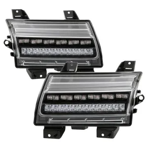 Spyder LED Front Bumper Lights Jeep Wrangler (2018-2021) [LED Model Only] Black or Chrome Housing