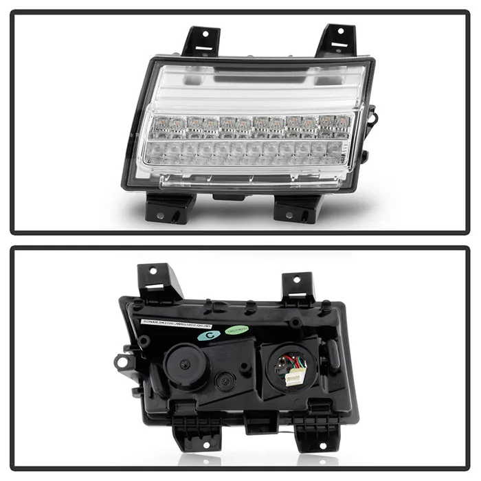 Spyder LED Front Bumper Lights Jeep Wrangler (2018-2021) [LED Model Only] Black or Chrome Housing