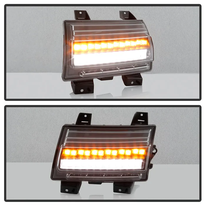Spyder LED Front Bumper Lights Jeep Wrangler (2018-2021) [LED Model Only] Black or Chrome Housing