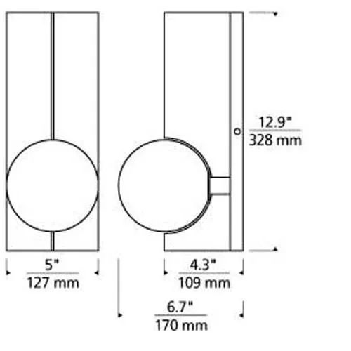 Tech Lighting 700WS Orbel Wall