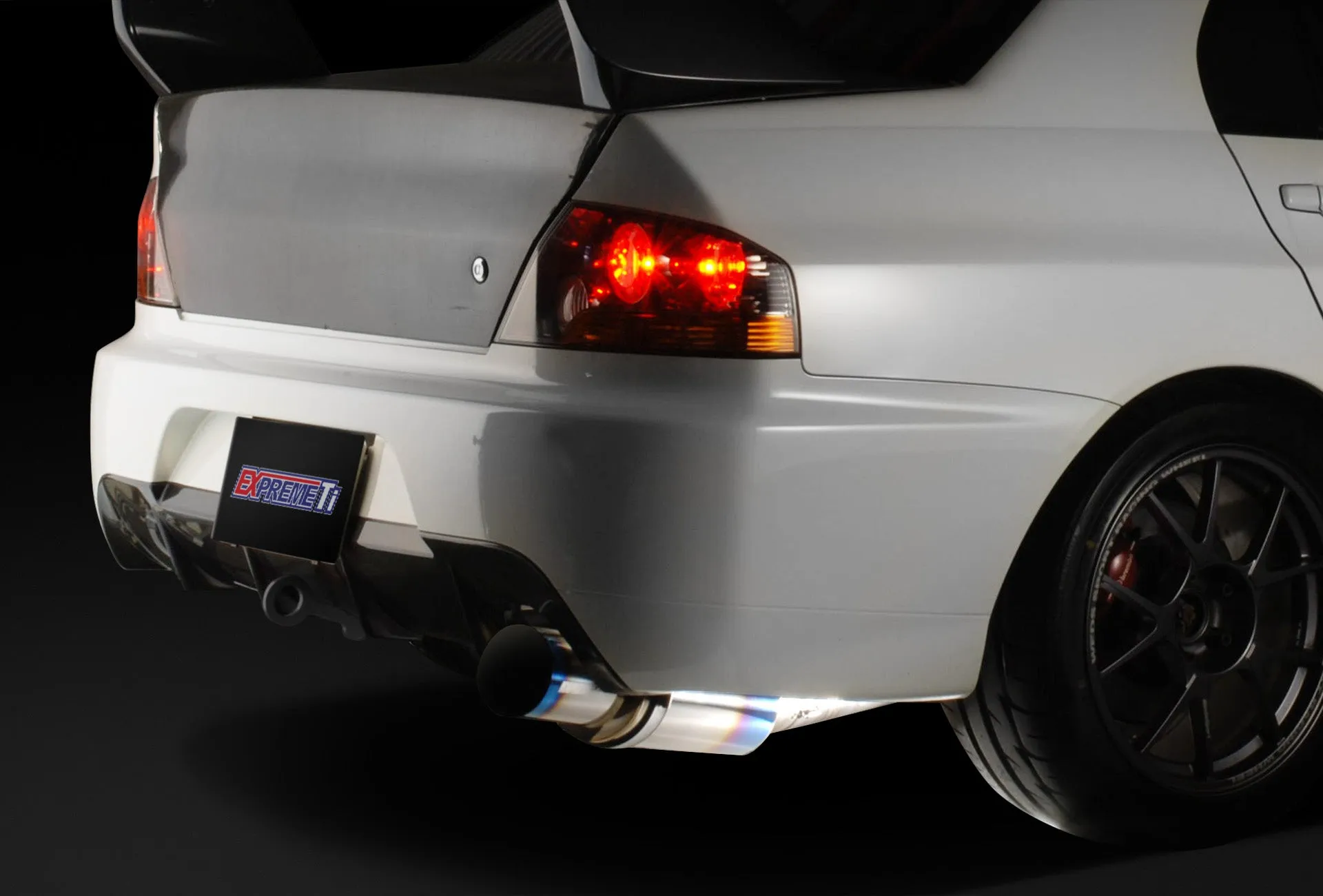 Tomei Exhaust Mitsubishi Lancer EVO 7-9 (03-06) [w/ JDM Rear Bumper] Expreme Full Ti Titanium Catback