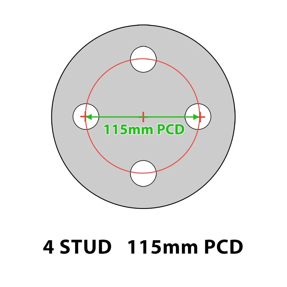 Trailer Rim 10 Inch 4 stud 115mm PCD 3.5J