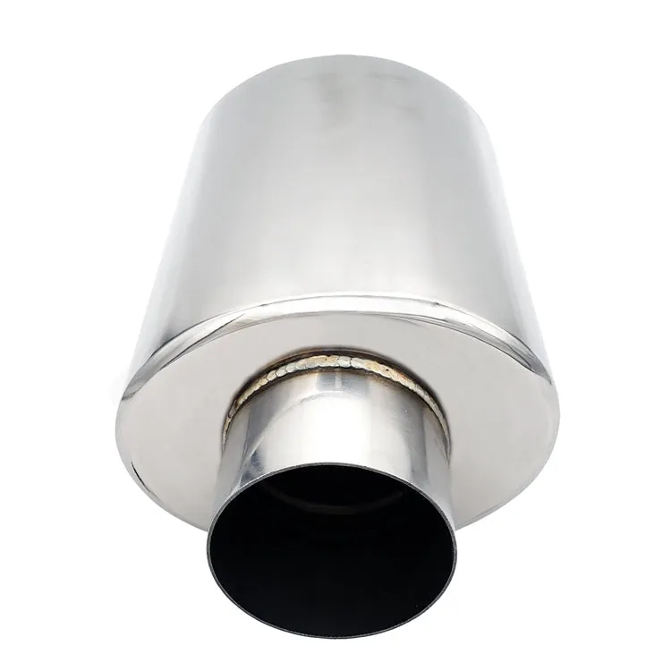 Ultra Quiet Resonator - 2.250" Inlet/Outlet x 13.75" Long - 304 Stainless