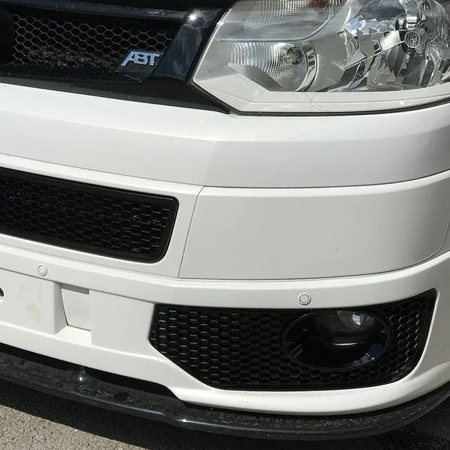 VW T5.1 Transporter Van Front Styling Gloss Black Package (3pcs) Painted and Ready to Fit